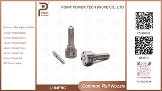 L194PBC Common Rail ακροφύσιο για Volvo D13 FH / MACK Delphi Injector BEBE4D24003 21371672