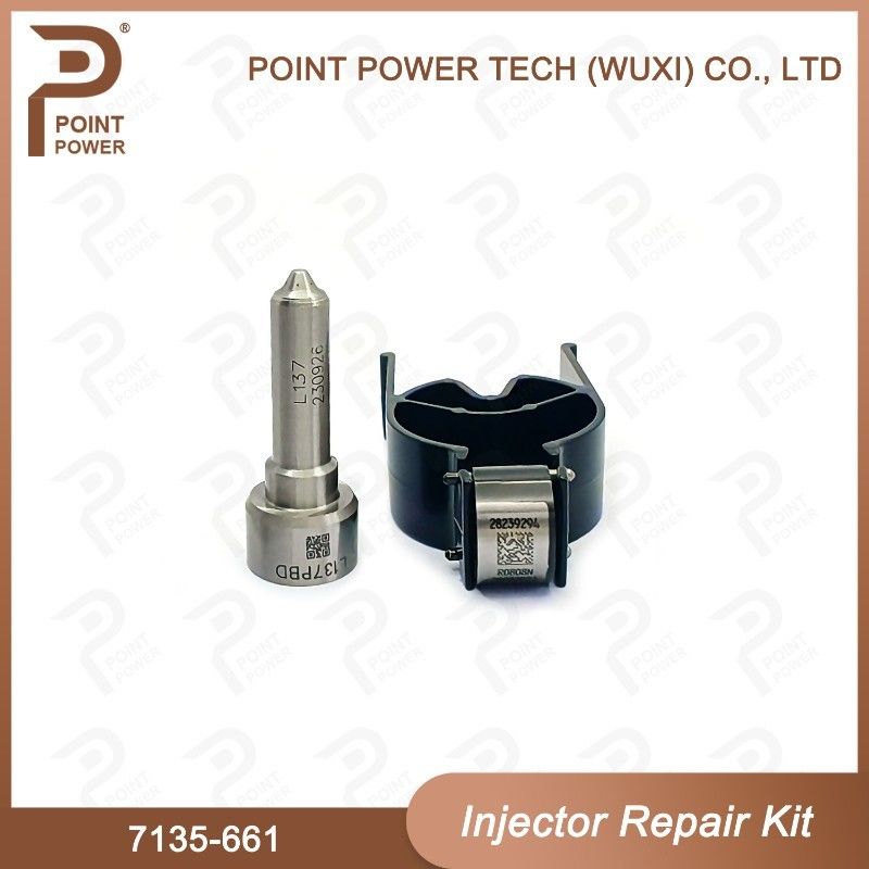 7135-661 Συσκευή επισκευής εγχέτη Delphi με L137PBD ακροφύσιο και 28239294 Συσκευή ελέγχου βαλβίδας ακροφύσιο-CVA