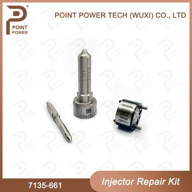 7135-661 Συσκευή επισκευής εγχέτη Delphi με L137PBD ακροφύσιο και 28239294 Συσκευή ελέγχου βαλβίδας ακροφύσιο-CVA