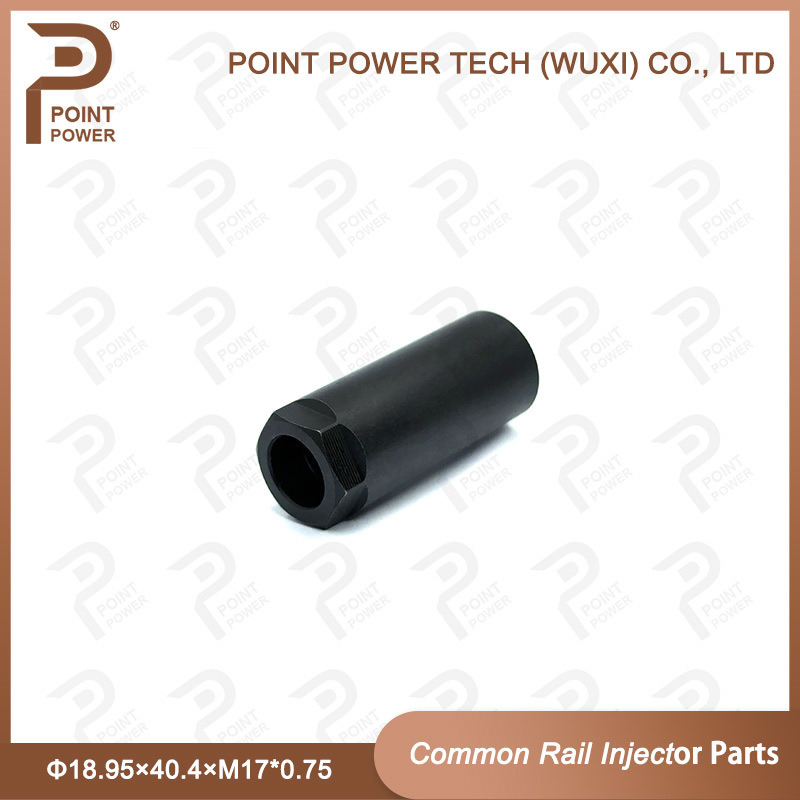 Παξιμάδι καπακιού μπεκ ψεκασμού από χάλυβα υψηλής ταχύτητας Μέγεθος Φ18.95×40.4×M17*0.75