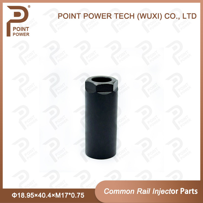 Παξιμάδι καπακιού μπεκ ψεκασμού από χάλυβα υψηλής ταχύτητας Μέγεθος Φ18.95×40.4×M17*0.75